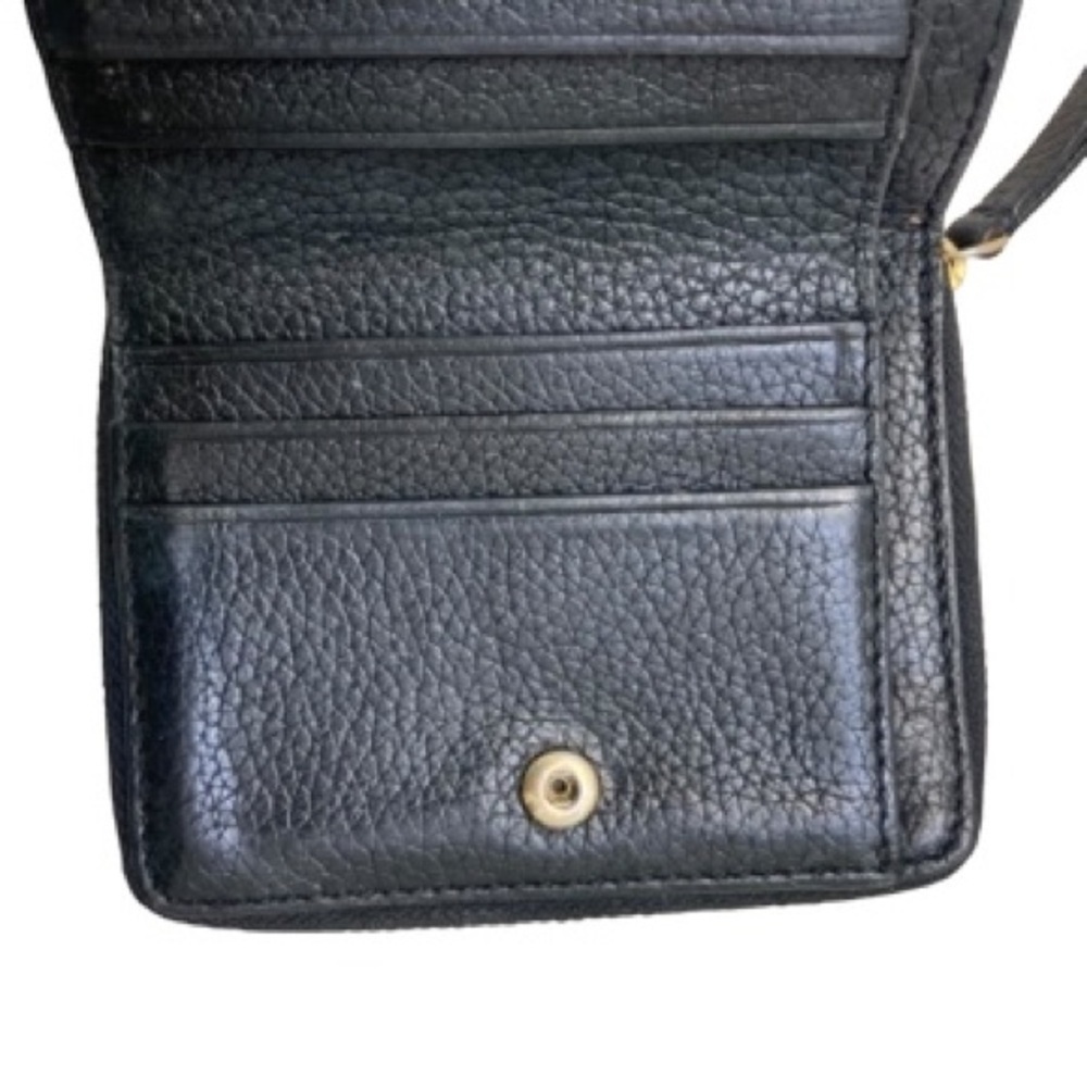 Tory Burch black leather compact wallet - Picture 10 of 15